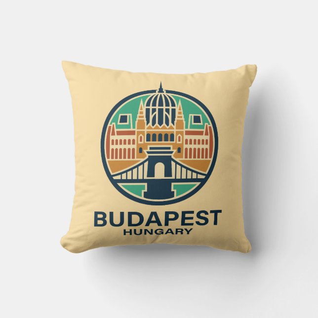 Budapest Hungary Europe Cushion (Front)