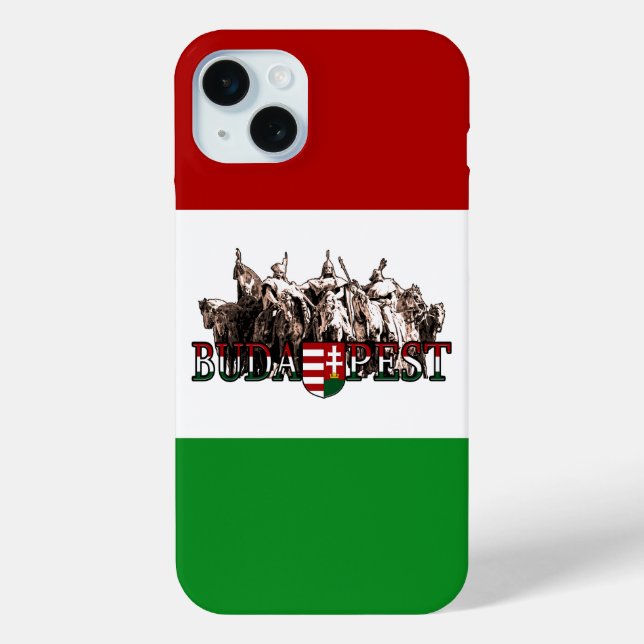 Budapest Hungary Flag Case-Mate iPhone Case (Back)