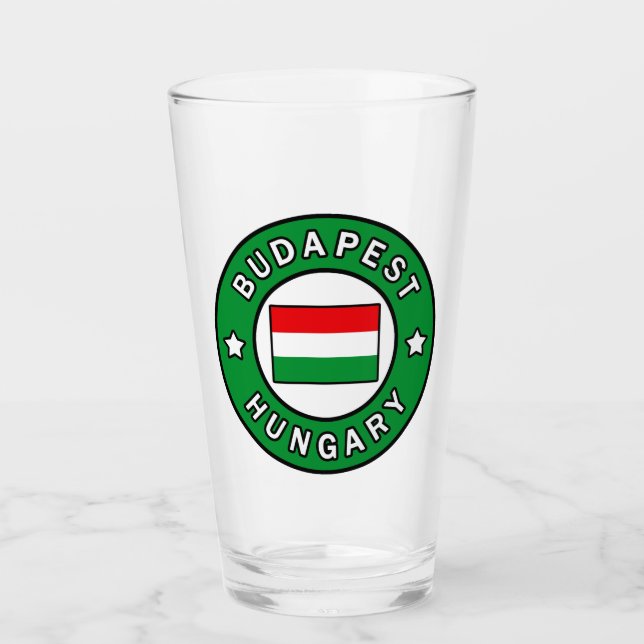 Budapest Hungary Glass (Front)