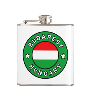 Budapest Hungary Hip Flask