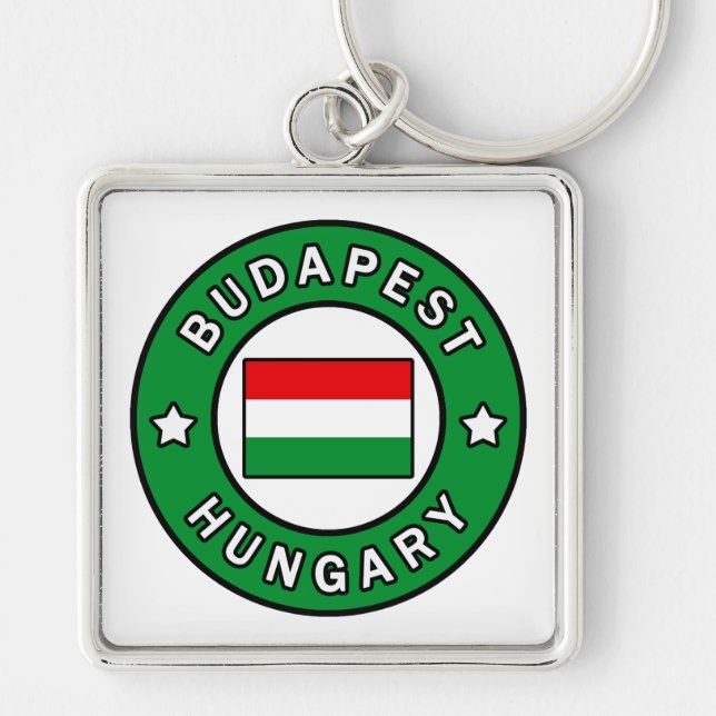 Budapest Hungary Key Ring (Front)