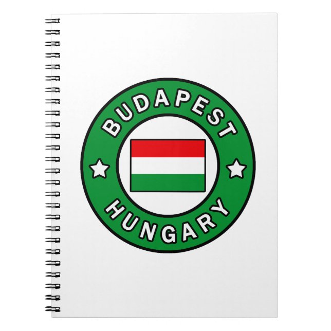 Budapest Hungary Notebook (Front)