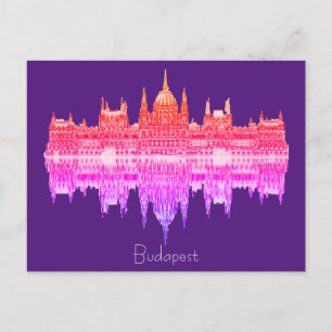 Budapest Hungary Parliament Architecture Postcard