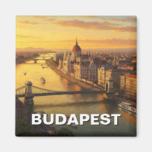 Budapest Hungary Parliament Building Travel Magnet