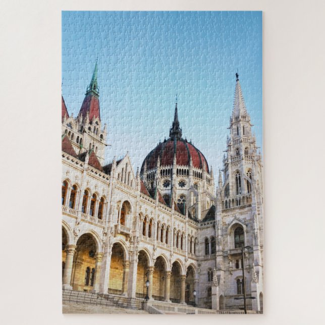 Budapest Hungary Parliament Building Travel Photo Jigsaw Puzzle (Vertical)