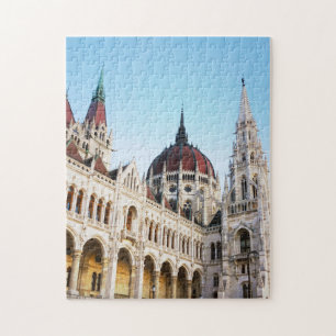 Budapest Hungary Parliament Building Travel Photo Jigsaw Puzzle