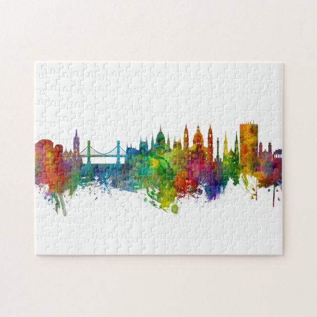 Budapest Hungary Skyline Jigsaw Puzzle (Horizontal)