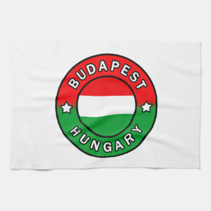 Budapest Hungary Tea Towel