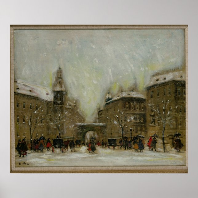 Budapest in the Snow Poster (Front)