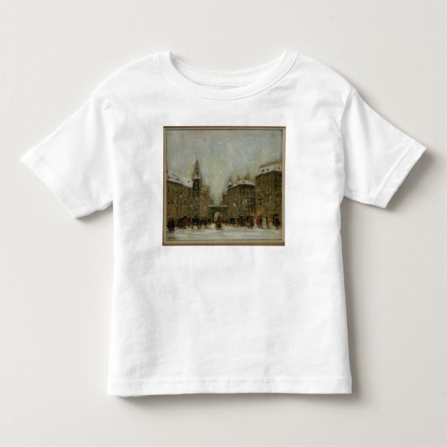 Budapest in the Snow Toddler T-Shirt (Front)