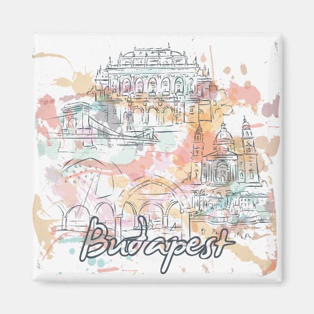 Budapest Magnet (Front)