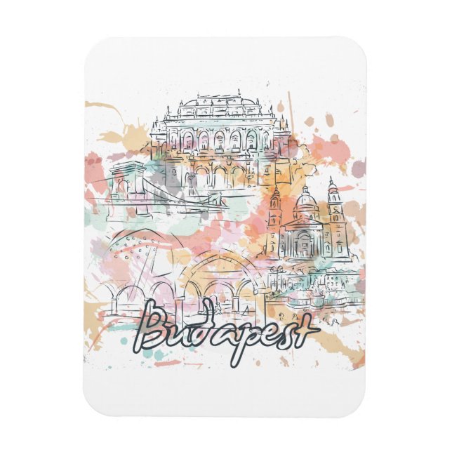 Budapest Magnet (Vertical)