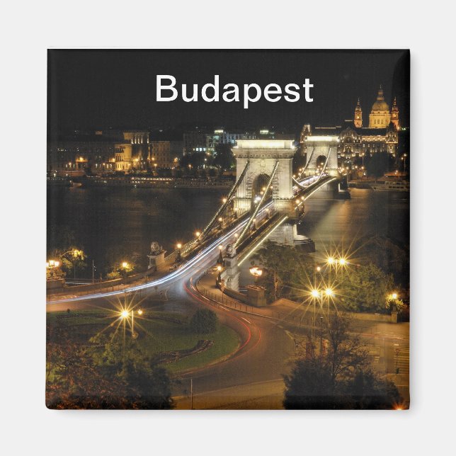 Budapest nightscape magnet (Front)