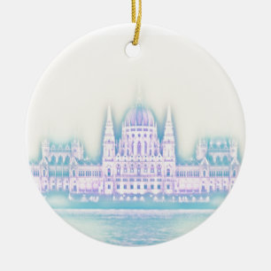 Budapest Parliament Building Hungary Ceramic Ornament