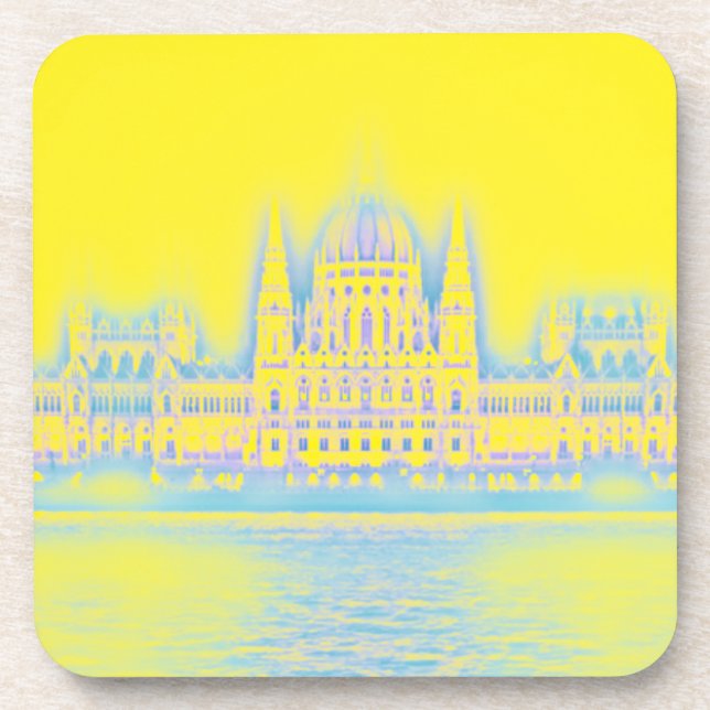 Budapest Parliament Building Hungary Coaster (Front)