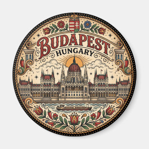 Budapest Parliament Building Hungary Magnet