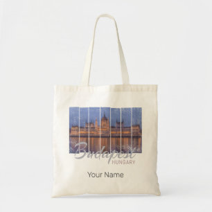 Budapest Parliament Hungary Vintage Panorama Tote Bag