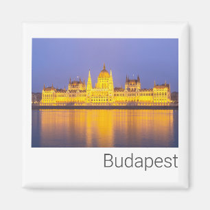 Budapest Parliament Panorama Hungary Holiday Magnet
