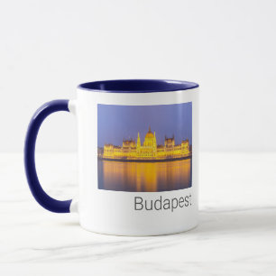 Budapest Parliament Panorama Hungary Holiday Mug