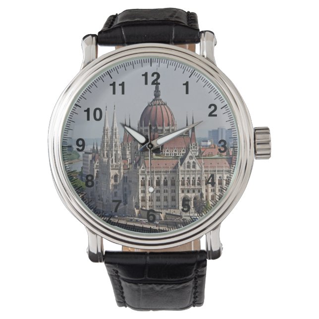 Budapest parliament south side, Hungary Watch (Front)