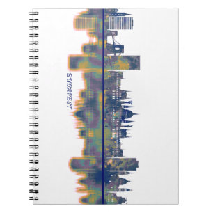 Budapest Skyline Notebook