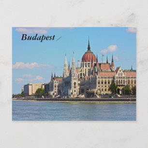 Budapest, the building of the Parliament, Budapest Postcard