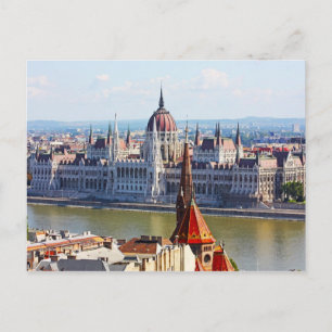 Budapest, the building of the Parliament Postcard