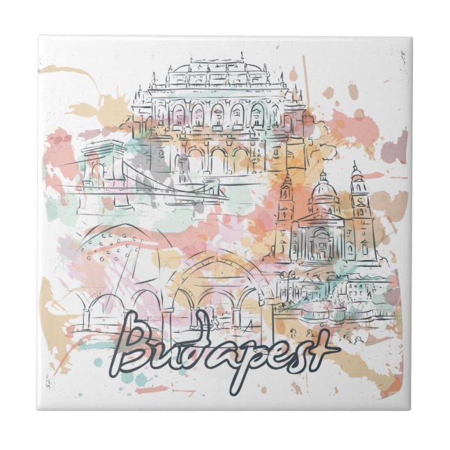 Budapest Tile (Front)