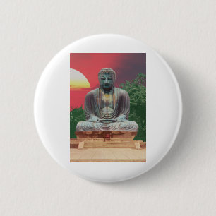 BUDDAH 46 .tif 6 Cm Round Badge