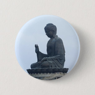 Buddha 6 Cm Round Badge