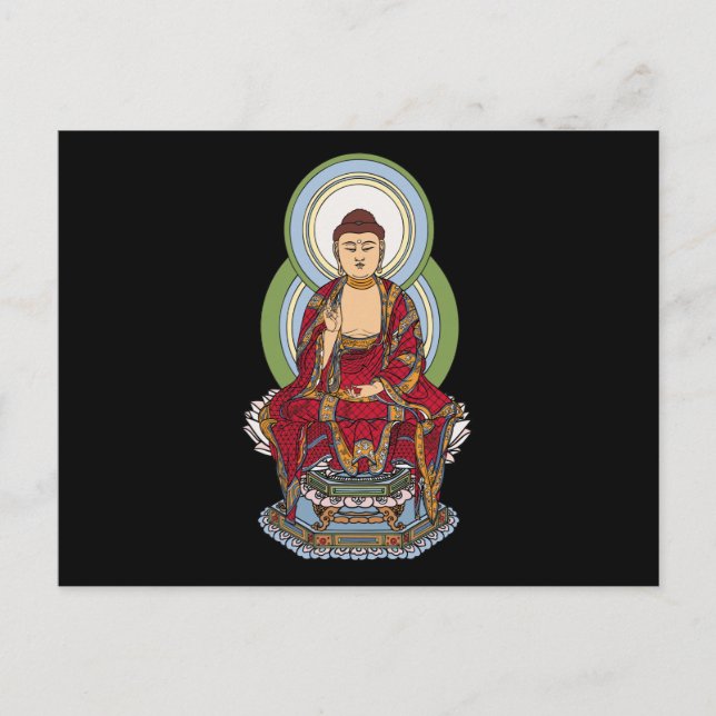 Buddha Abhaya Mudra Postcard (Front)