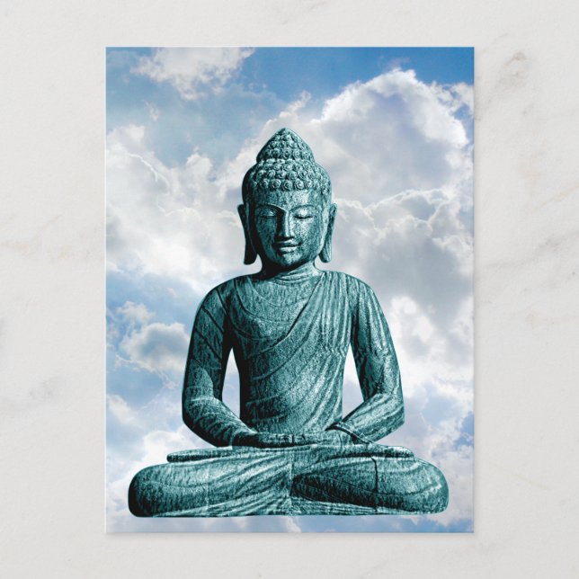 Buddha Alone - Vertical Postcard (Front)