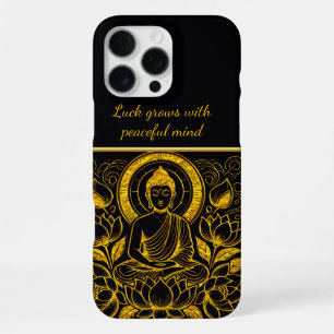 Buddha Amid Lotus Flowers iPhone 16 Pro Max Case