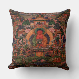 Buddha Amitabha in His Pure Land of Suvakti Cushion
