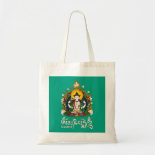 Buddha Amitabha Om Mani Padme Hum Tibetan Design. Tote Bag