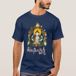Buddha Amitabha Om Mani Padme Hum Tibetan T-Shirt