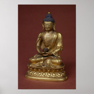 Buddha Amitayus seated in meditation Poster