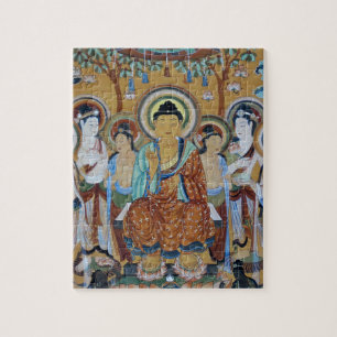 Buddha and Bodhisattvas Dunhuang Mogao Caves Art Jigsaw Puzzle