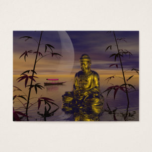 buddha and moon
