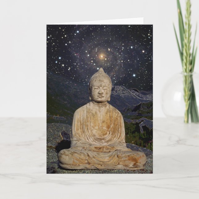 Buddha and the Stars Card (Front)