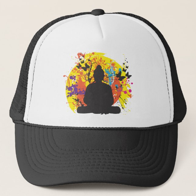 Buddha and the Sun Trucker Hat (Front)