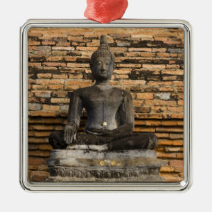 Buddha at Wat Mahathat. Metal Ornament