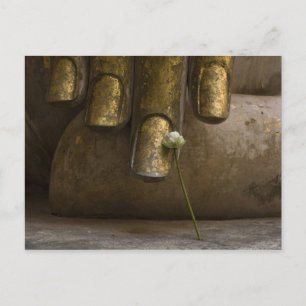 Buddha at Wat Si Chum. Postcard