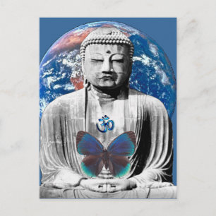 Buddha Awaits Postcard