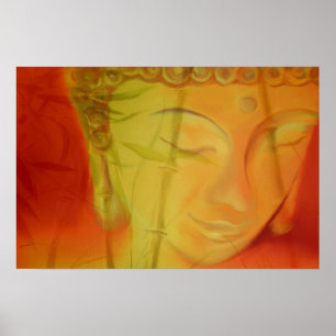 Buddha &Bambus Poster
