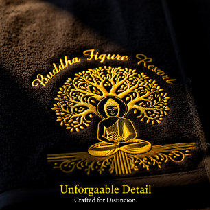 Buddha Beneath Sacred Tree Bath Towel Set