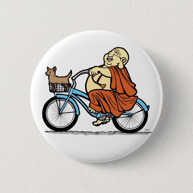 Buddha Bike Button (Front)
