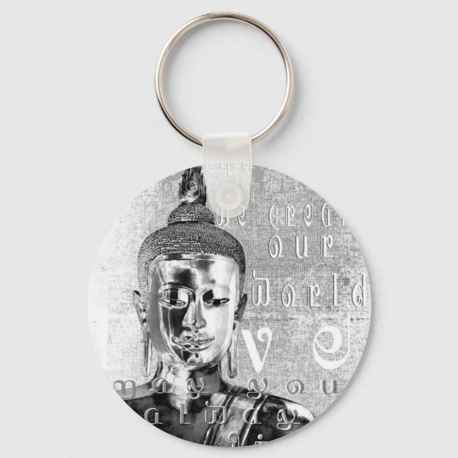 Buddha Blessing Key Ring (Front)