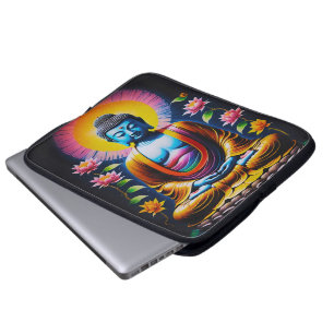 Buddha - Blooming Mindfulness Laptop Sleeve