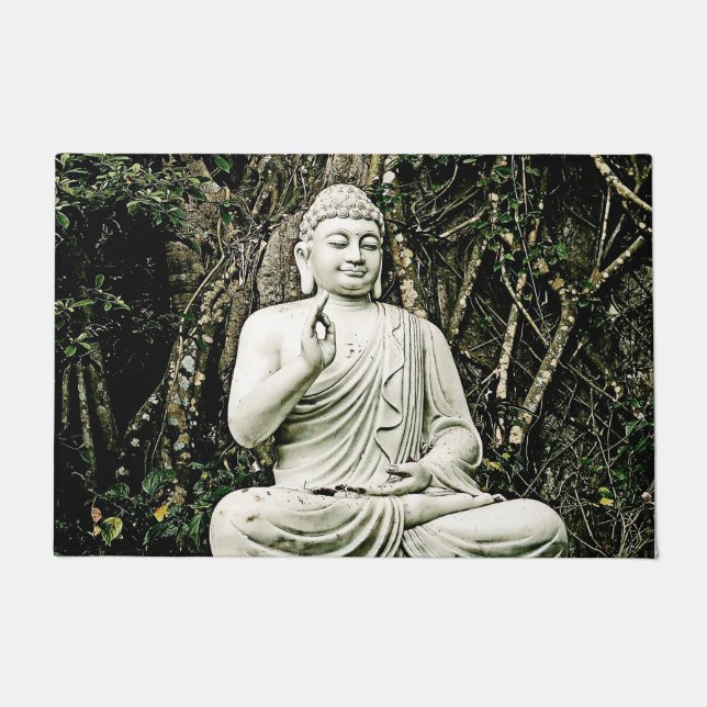 buddha, buddhism, asian, traditional, religion, doormat (Front)